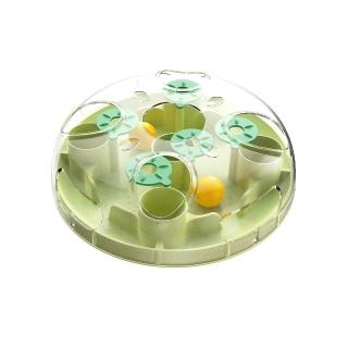 【KADTC】三合一智探寶盒(多功能 寵物益智玩具 藏食玩具 貓玩具 慢食 寵物訓練 防滑)