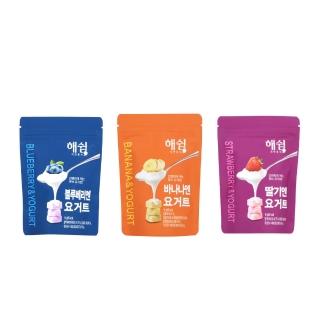 【韓爸田園日記】優格寶寶餅乾 16g x3包組(蘋果/草莓/藍莓/香蕉 任選)(6個月以上/嬰幼兒/韓國天然零食點心)
