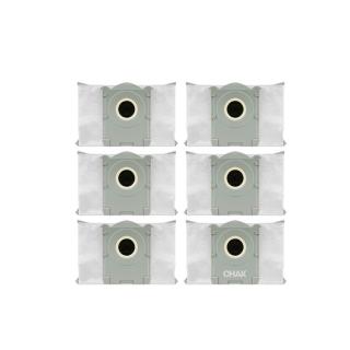 【CHAK】ECOVACS科沃斯 DEEBOT X8 PRO OMNI / T80 OMNI 副廠掃拖機配件超值組(集塵袋6入組)