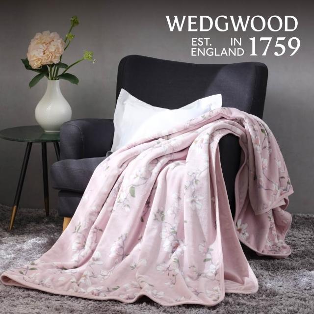 【WEDGWOOD】買一送一｜超細纖維印花 雙層雙人毯(2件合購組任選)