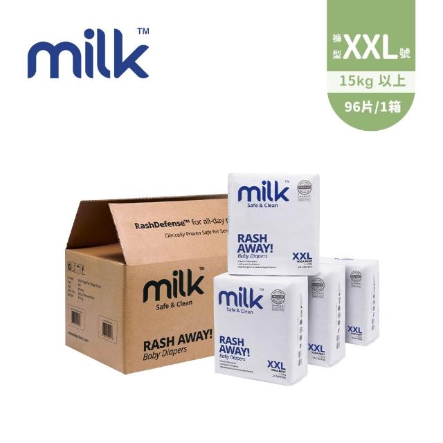 【milk】鎖水芯牛奶尿布 褲型 M-XXL-多款任選(2箱組)