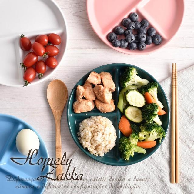 【Homely Zakka】北歐陶瓷健康分隔餐盤_35款任選(211餐盤 瘦身餐盤 健身餐盤 減脂餐盤)