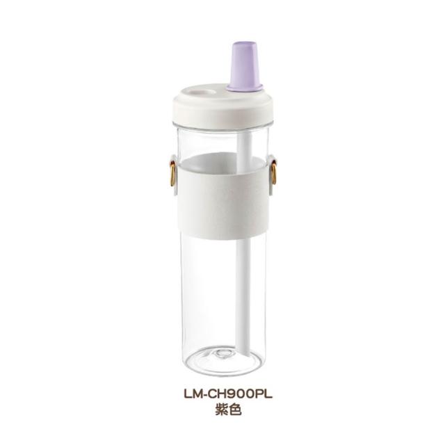 【LEMANI 樂曼尼】大口徑吸管珍珠杯 900ml LM-CH900(附可調節背帶)