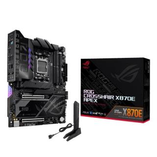 【ASUS 華碩】ROG CROSSHAIR X870E APEX 主機板+華碩 ROG Rapture GT-BE25000 電競路由器