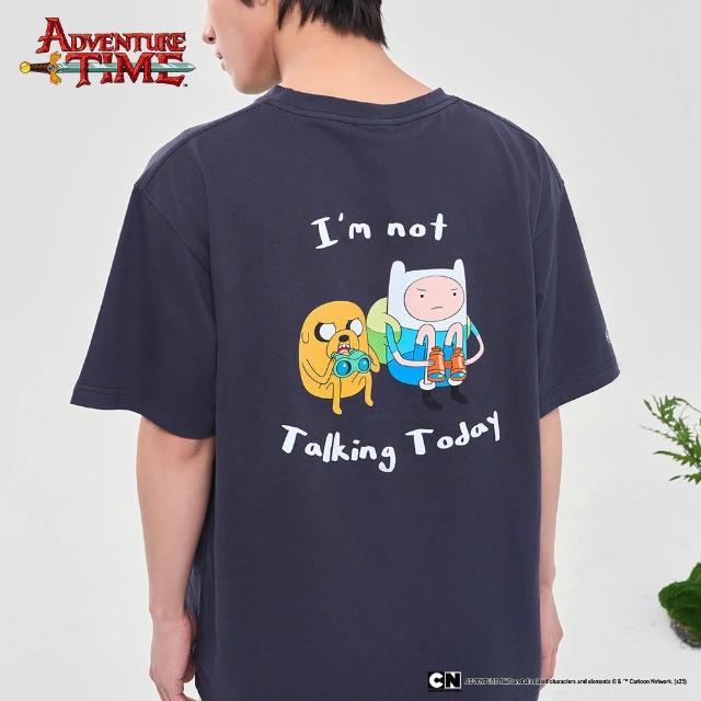 【FOOTER】探險活寶-阿寶與老皮短T 限量授權系列 短袖 上衣(AT00A-深藍)