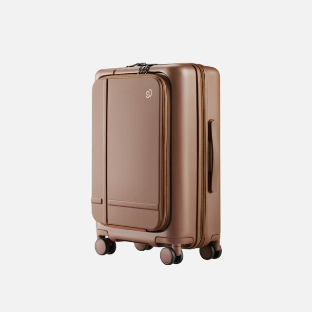 【NINETYGO】濃醇箱 20吋登機箱(前開式/行李箱/拉鍊旅行箱)