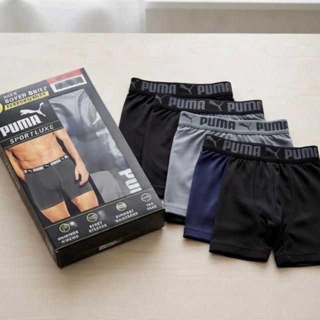 【PUMA】/ LEVIS 男生 內褲禮盒 彈性透氣 運動排汗材質 男款 四角內褲