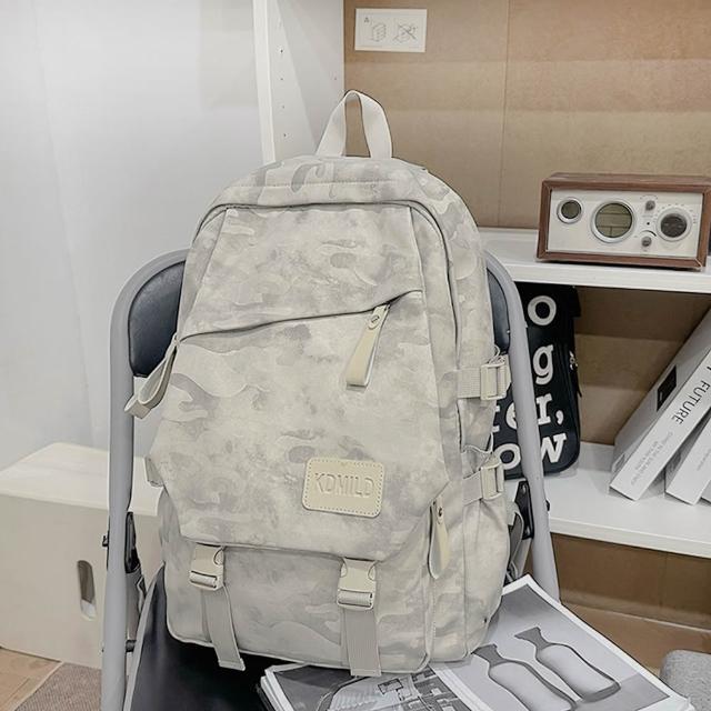 【MoodRiver】學生 後背包 背包 書包 防潑水 大容量 多口袋 包包 旅行背包 筆電後背包 韓國