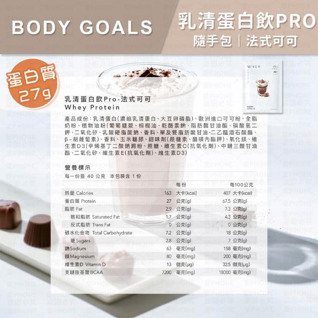 【同闆購物】BODY GOALS PRO乳清/豌豆蛋白飲(高蛋白/多效乳清蛋白飲/豌豆蛋白飲/蛋白飲)