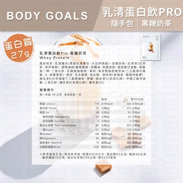 【同闆購物】BODY GOALS PRO乳清/豌豆蛋白飲(高蛋白/多效乳清蛋白飲/豌豆蛋白飲/蛋白飲)