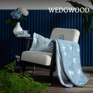 【WEDGWOOD】超細纖維印花 厚毛雙層旅行毯(百貨款｜單人任選)