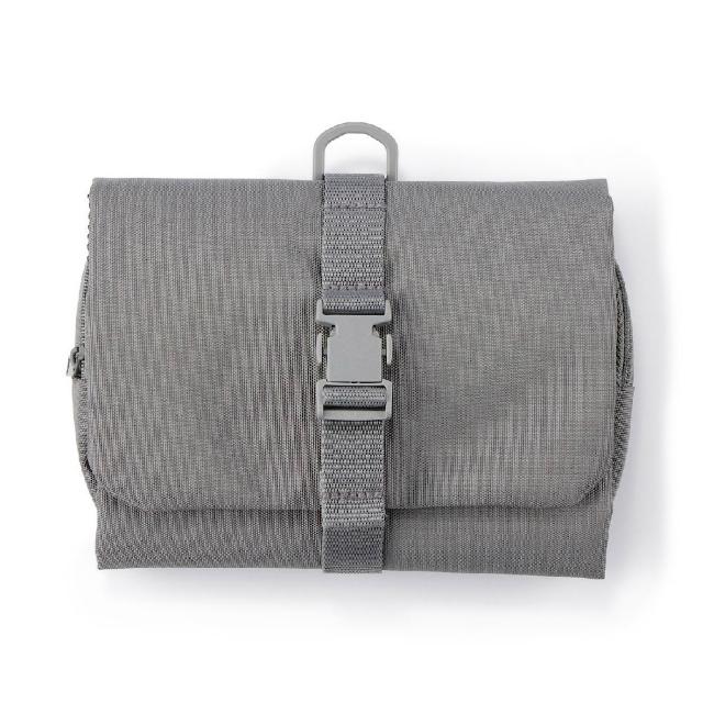 【MUJI 無印良品】聚酯纖維吊掛可拆收納包 約12×18×4.5cm