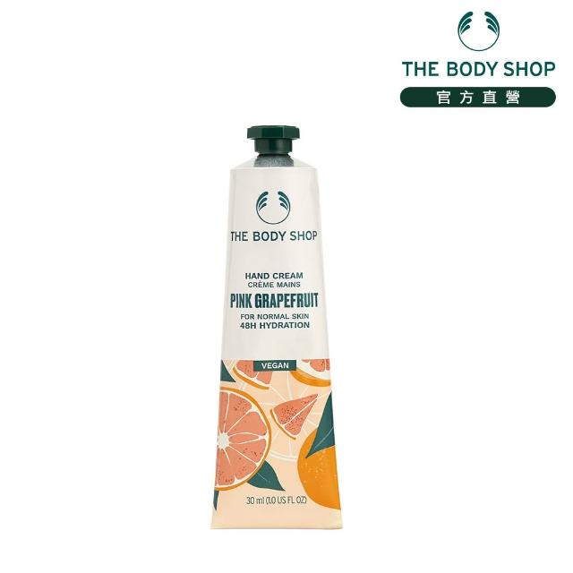 【THE BODY SHOP 美體小舖】果香手霜4入組 多種款式任選(玫瑰/乳油木果/粉紅葡萄柚/草莓/辣木籽/大麻籽)