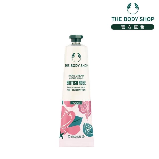 【THE BODY SHOP 美體小舖】果香手霜4入組 多種款式任選(玫瑰/乳油木果/粉紅葡萄柚/草莓/辣木籽/大麻籽)