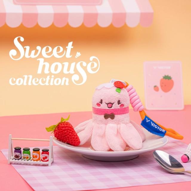 【VICTOR 勝利體育】Sweet House 甜點造型羽球絨毛吊飾(PG6027 多色)