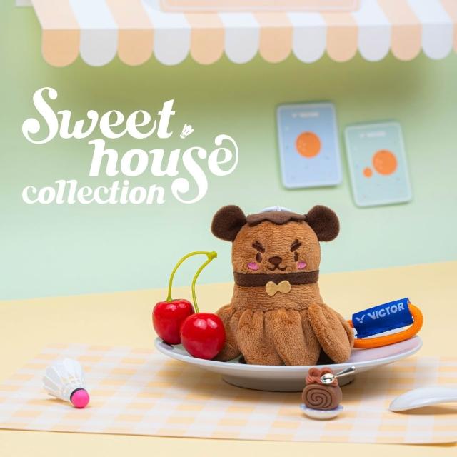 【VICTOR 勝利體育】Sweet House 甜點造型羽球絨毛吊飾(PG6027 多色)
