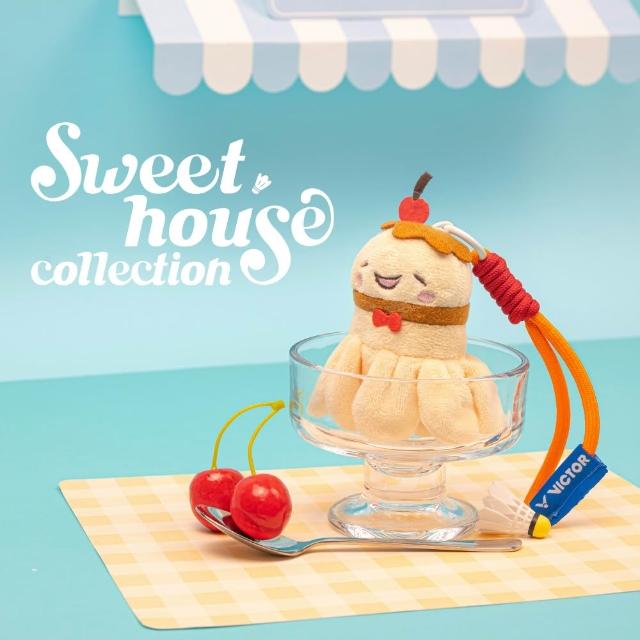 【VICTOR 勝利體育】Sweet House 甜點造型羽球絨毛吊飾(PG6027 多色)