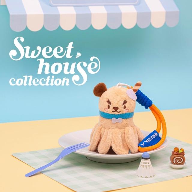 【VICTOR 勝利體育】Sweet House 甜點造型羽球絨毛吊飾(PG6027 多色)