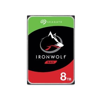 【SEAGATE 希捷】IronWolf 8TB 3.5吋 5400轉 256MB NAS 內接硬碟(ST8000VN002)