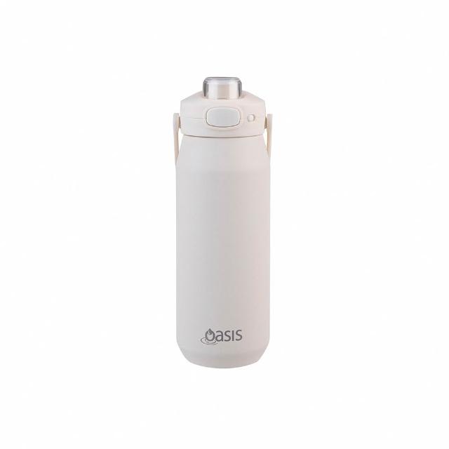 【Oasis】官方直營 澳洲 三層陶瓷彈蓋保溫瓶 750ml(三層保溫結構 304不鏽鋼+銅箔+陶瓷內層)