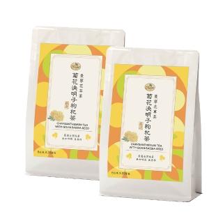【曼寧】台灣菊花決明子枸杞茶6gx20包X4組(全新改版 / 包裝升級/台灣杭菊、苗栗銅鑼杭菊、枸杞、3C愛護茶)