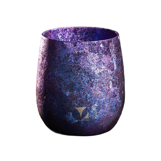 【Titanium 鈦造】鈦造蛋杯 晶鈦系列 雙層結構 275ml(鈦保溫杯 台灣鈦杯 鈦金屬)