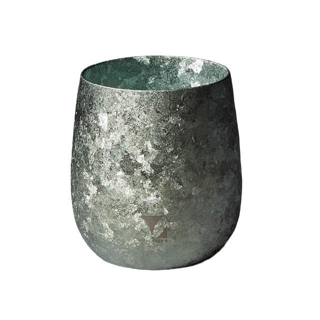 【Titanium 鈦造】鈦造蛋杯 晶鈦系列 雙層結構 275ml(鈦保溫杯 台灣鈦杯 鈦金屬)