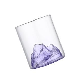 【HOME+】觀山杯 造型杯 2入 啤酒杯 烈酒杯 威士忌杯 調酒杯 咖啡杯 茶杯 白蘭地杯 B-MWSKP(飲品杯 冰山杯)