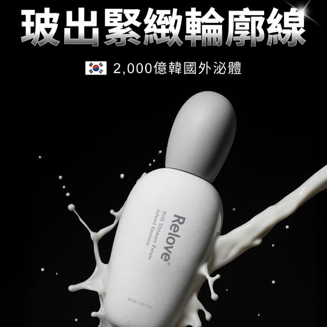 【Relove】外泌體煥膚5件組(嫩皮水+小玻泌+玻色因乳+PDRN拉絲霜+贈潔顏露)