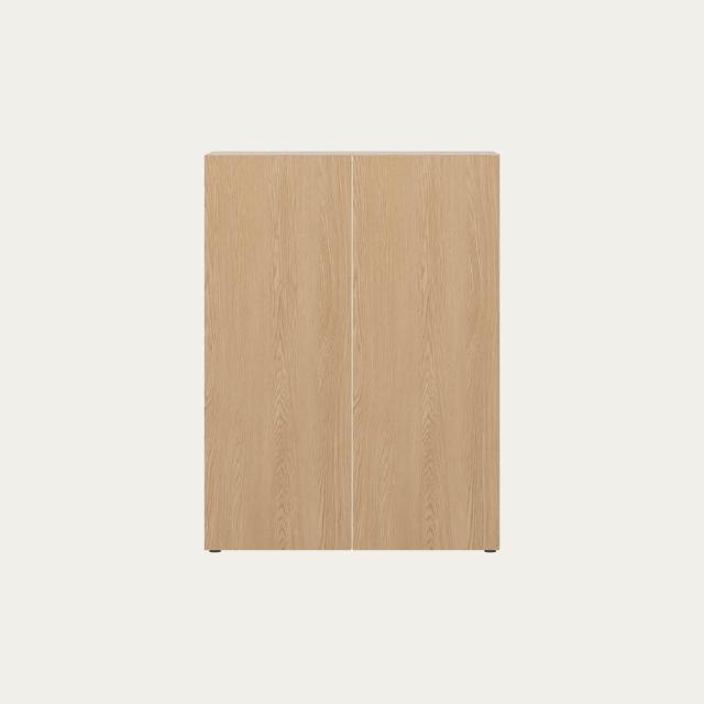 【iloom 怡倫家居】Monis W 800型三層收納櫃 基本型門板(書櫃 書架 櫃子 玄關櫃 收納櫃 置物櫃 三層櫃)