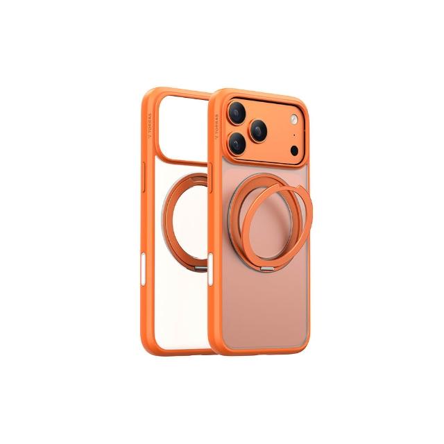 【TORRAS 圖拉斯】Ostand R Magnetic iPhone 17系列 相機按鍵旋轉支架氣囊防摔手機殼