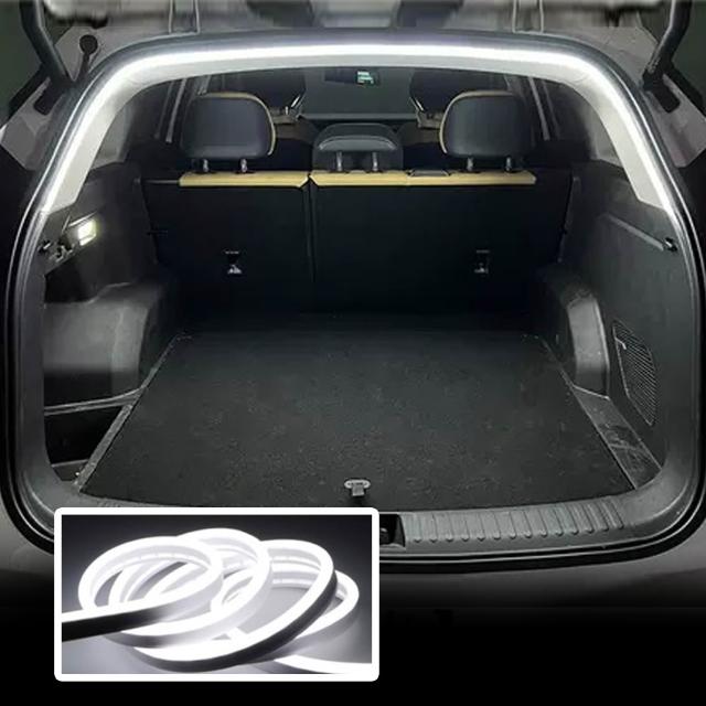 【kurumapop】汽車後車廂隱藏式燈條-2米(車用LED燈帶 後備箱氛圍燈 改裝照明燈條)