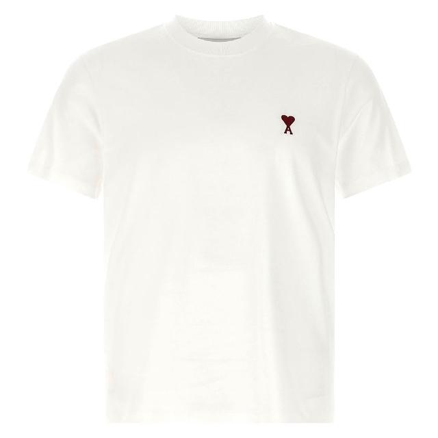 【AMI PARIS】男女同款 愛心A圖騰LOGO 短袖T恤-多色任選(XXS號、XS號、S號、M號、L號、XL號、XXL號)