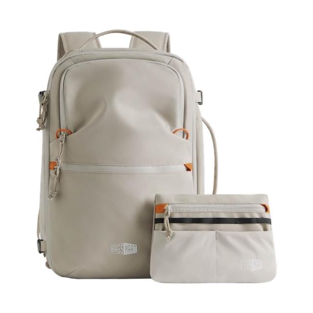 【BAGSMART】旅行雙肩後背包登機包29L 四色任選 (美國品牌 大容量 登機 健行 旅行)
