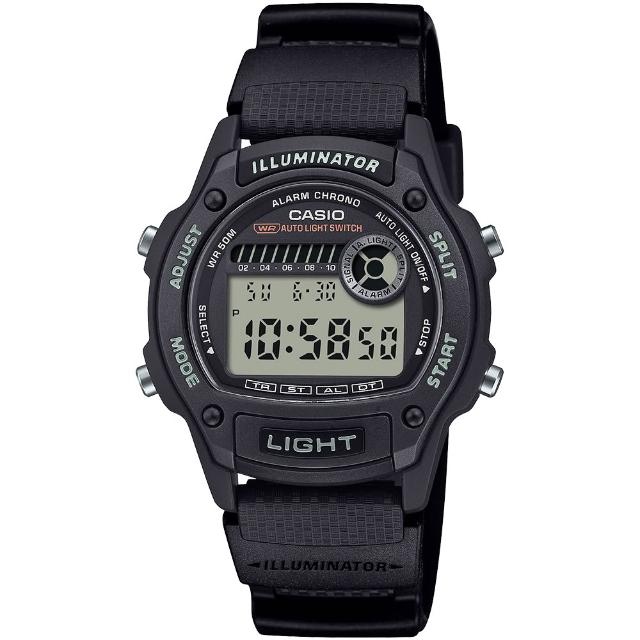 【CASIO 卡西歐】運動風格計時手錶-3款可選 雙11 送禮(W-220H-1A/W-220H-1A2/W-220H-1A3)