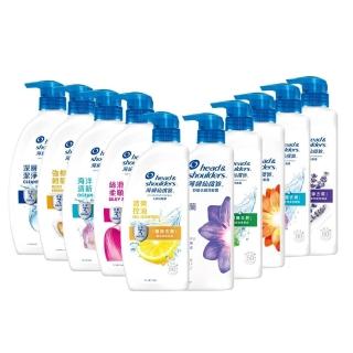 【head＆shoulders 海倫仙度絲】3入組 新升級 去屑洗髮精680g(薄荷/檸檬/絲滑/小蒼蘭/橙花/強根軔髮)