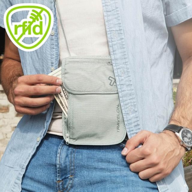 【Travelon】美國 RFID旅行貼身防盜包 / RFID 防盜包 貼身包 隱形包 防搶包 出國 送禮 男 女