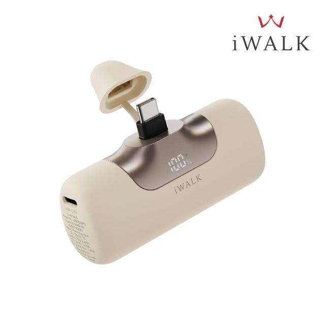 【iWALK】六代 5500mAh 口袋快充行動電源_19.8Wh(LPB5500PC/Type-C)