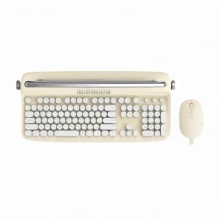 【actto】復古打字機 無線藍牙鍵盤+雙模滑鼠組 / 數字版