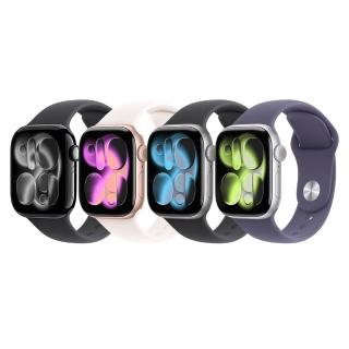 【Apple】Apple Watch Series 11 GPS 42mm(鋁金屬錶殼搭配運動型錶帶)