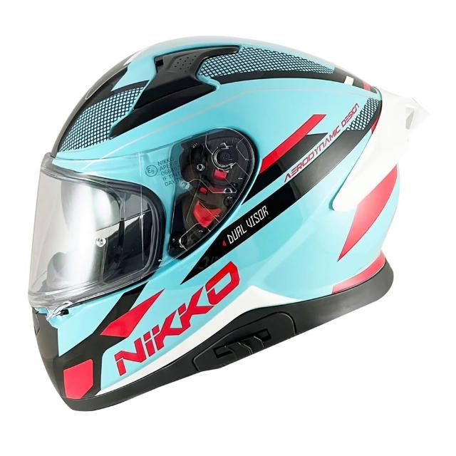 【Nikko】N812-02 進化觸發者 全罩式安全帽(加大式下巴襯墊 尾翼帥氣款 內建耳機槽)