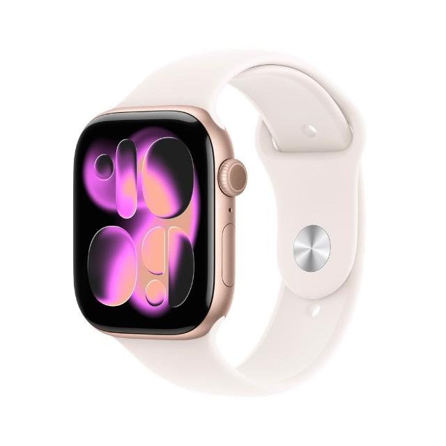 【Apple】Apple Watch Series 11 GPS 46mm(鋁金屬錶殼搭配運動型錶帶)