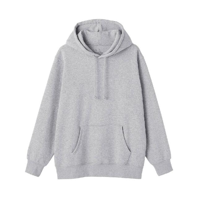 【MUJI 無印良品】男裏毛連帽上衣(灰色/墨灰/黑色/象牙白/深藍)