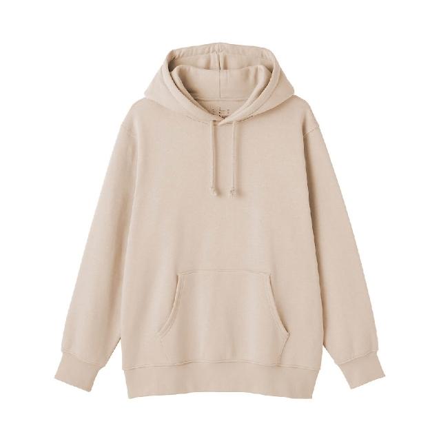 【MUJI 無印良品】男裏毛連帽上衣(灰色/墨灰/黑色/象牙白/深藍)
