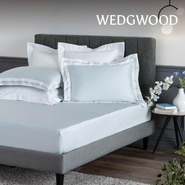 【WEDGWOOD】100%天絲簡約素色/限量印花 床包枕套三件組(雙人任選)