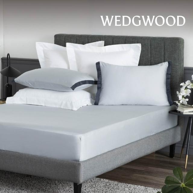 【WEDGWOOD】100%天絲簡約素色/限量印花 床包枕套三件組(雙人任選)