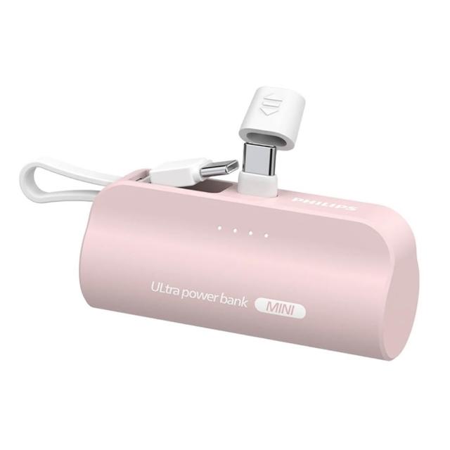 【Philips 飛利浦】超值2入組 DLP2550 4900mAh TypeC + Lightning 口袋行動電源(具Wh標示)