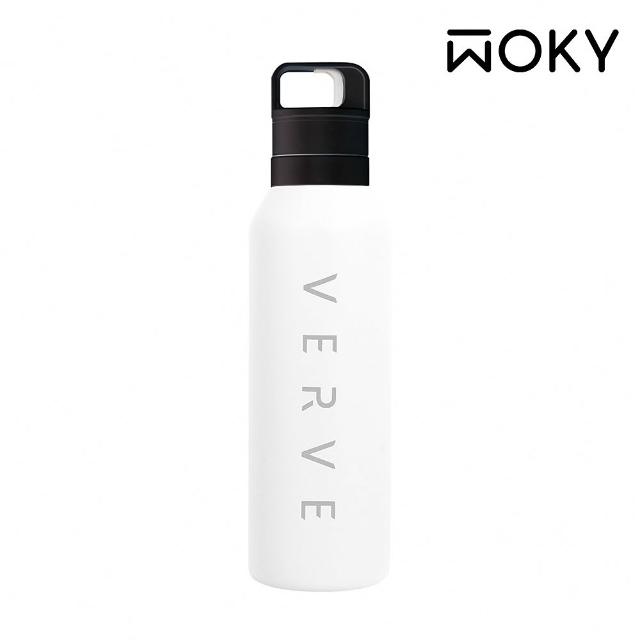 【WOKY 沃廚】VERVE聯名_純鈦零秒瓶780ml(鈦杯/保溫瓶/保溫杯/運動水壺)