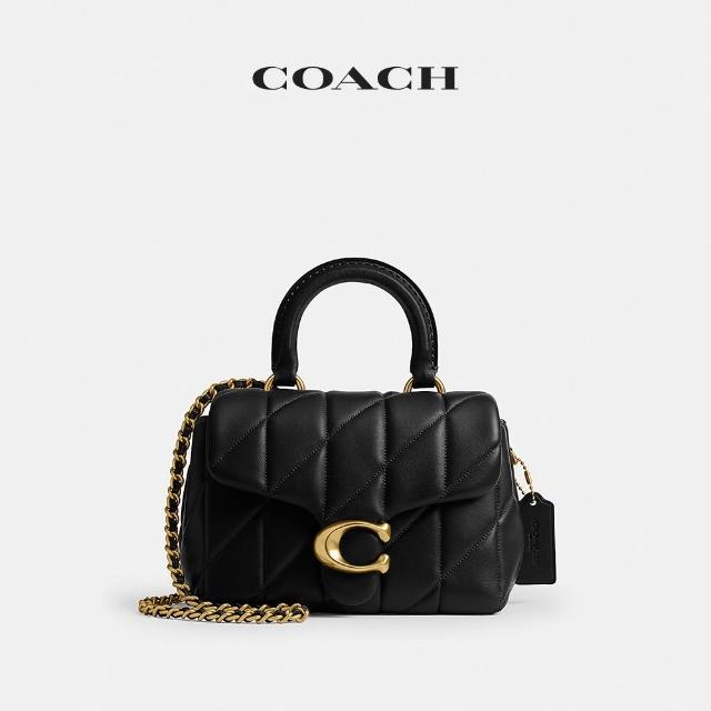 【COACH】蔻馳官方直營 TABBY 絎縫裝飾頂部手提把手袋 斜背包 側背包 手提包-多色任選(CCC12)