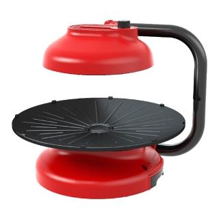 【EARISE 雅蘭仕】電烤盤 家用旋轉電烤爐 無煙烤肉機(紅外線烤盤照燒爐 自動濾油)